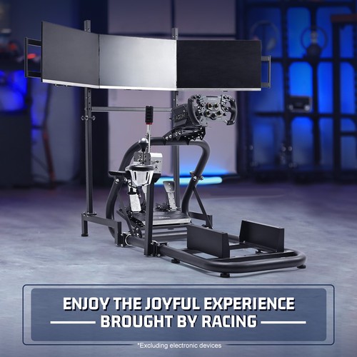 Dardoo Racing Game Sim cockpit avec siège et moniteur stand fit Logitech G29 G920 - Photo 23/50