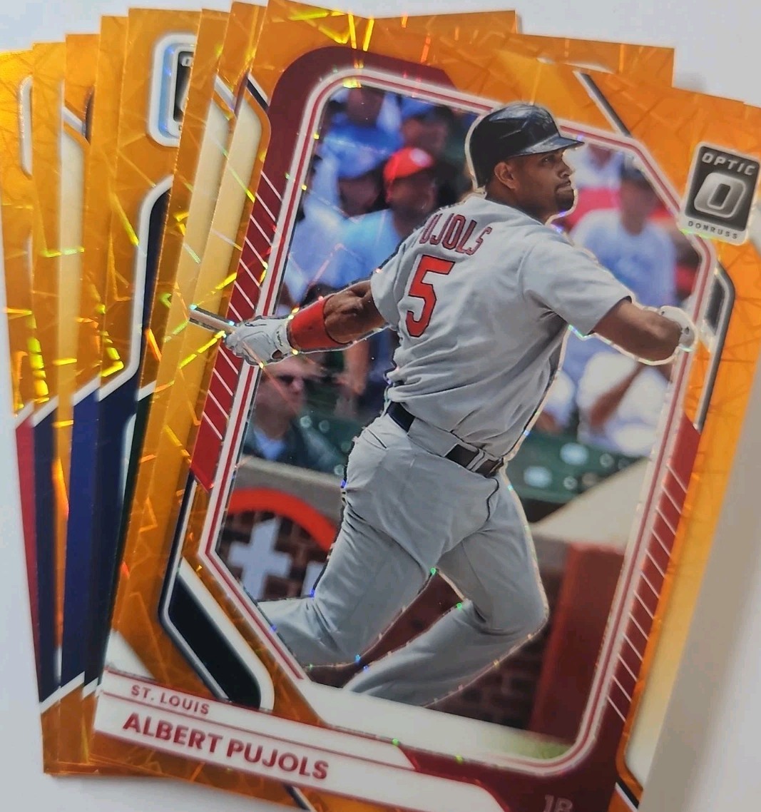 COMPLETE YOUR SET - 2026 Donruss Optic Orange Velocity Prizm - Pick Your Card