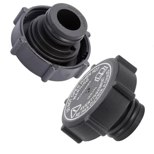 1pc Coolant Expansion/Heater Tank Cap Black Plastic Cover MJA4440BA For Jaguar - Picture 2 of 5