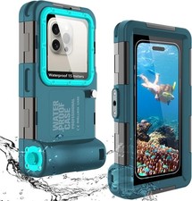 Professional IP68 Diving Waterproof Phone Case for iPhone 17/16/15/14/13 Pro Max