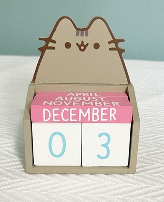 Pusheen Wooden Block Calendar from 2019 Pusheen Box Exclusive NICE