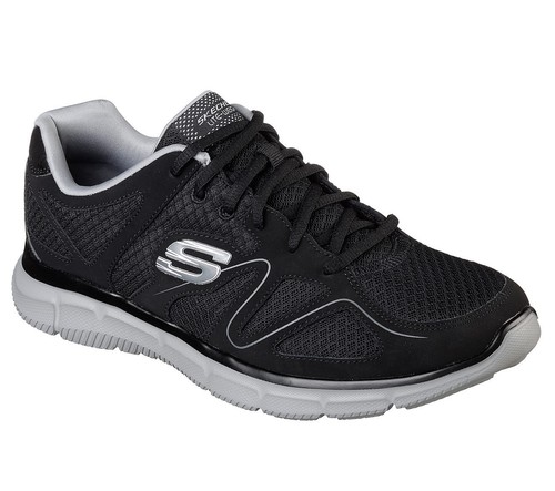 Mens Skechers Verse-Flash Point Sports Gym Walking Lace Up Trainer Sizes 6 to 13 - Picture 5 of 21