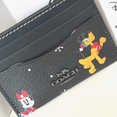 【DISNEY X COACH】スリム ID カード ケース 公式】コーチアウトレット | 【DISNEY X COACH】スリム ID