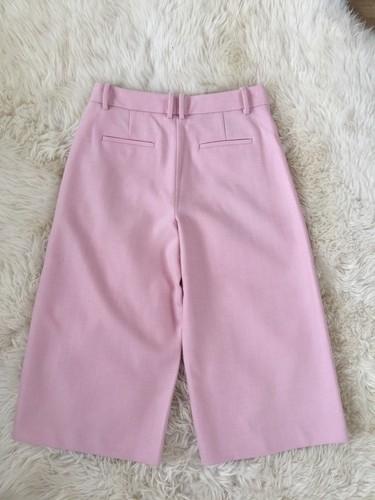 Nwt JCREW COLLECTION Double-serge Wool Culottes 4 E4754 Capri Pant Pink - Picture 9 of 10