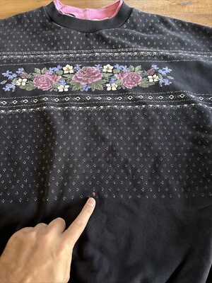 Vintage 90's Artisans Sunschein Designs AOP Sweatshirt Crewneck