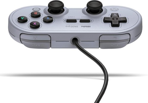 8bitdo SN30 Pro USB Gamepad Wired Game Controller for Windows/Switch (Gray - Picture 4 of 9