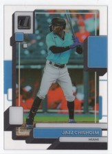 2022 DONRUSS CLEARLY BASEBALL Jazz Chisholm Miami Marlins #58 R2