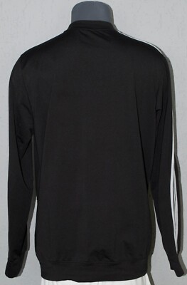 Juventus Jacket Full Zip Football Soccer Mens Black Training