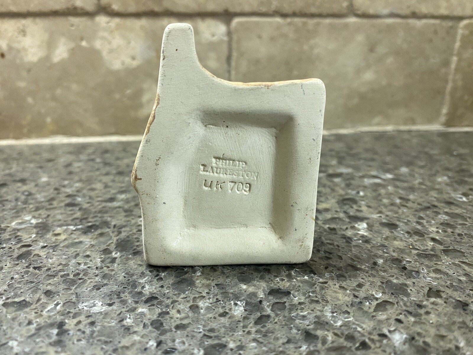 Vintage UK Philip Laureston Black Smith Miniature Ceramic House UK 709