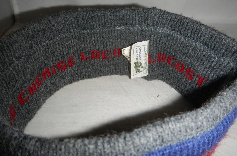 半复古 Lacoste Izod La Chemise 头带针织头带暖耳 — 第 3/4 张图片