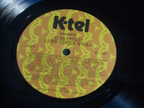 ELVIS / LE ROI DU ROCK'N ROLL / K-TEL #KF-138 ( CANADA IMPORT ) 2 LP SET - Picture 3 of 3