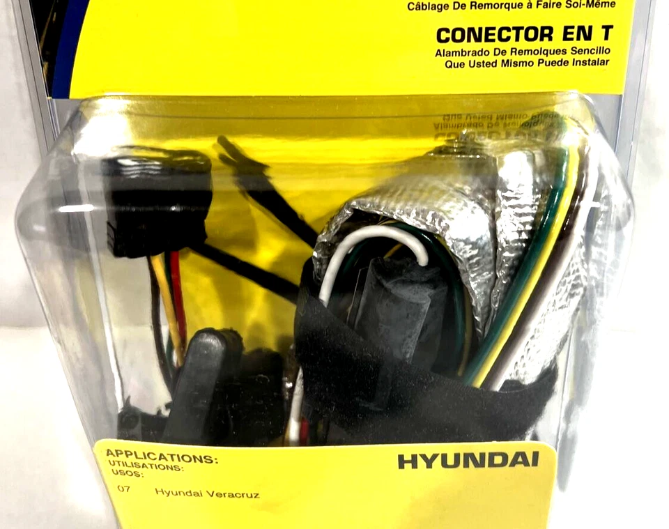 Kit de cableado de remolque Valley T-Connector 30160 para Hyundai Veracruz 07 Foto 3 de 4