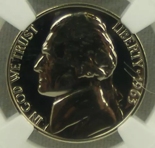 1963 5C Jefferson Nickel    NGC PF 67     #4814314-022