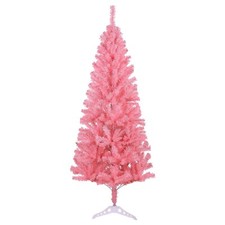 Fawyn 550 Branch pink Christmas Tree for Home Decoration, 6 Ft Folding Artificia