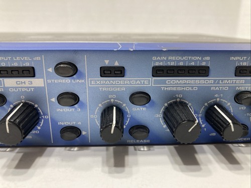 Samson S-COM 4 4 Channel Compressor Limiter Gate Expander Enhancer - Picture 12 of 17