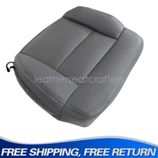 Driver Bottom Leather Seat Cover Flint Gray For 2004 2005-2008 Ford F150 STX XL
