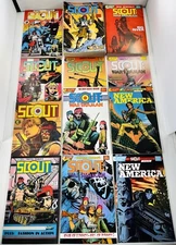 LOT OF 34 SCOUT #1-24 COMPLETE SET + WAR SHAMAN + MINIS TRUMAN ECLIPSE 1985-1989