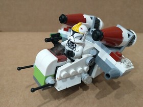 Lego 75076 Star Wars Microfighters Republic Gunship 99% Complete Missing 1pc