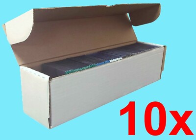 10 BCW 210 TOPLOADER CARDBOARD STORAGE BOXES 14 Inch TRADING CARD Sport Baseball