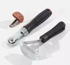 Tire Repair Patch Tool Liner Scraper Kit Grinding Head Buffing Wheel Car Truck