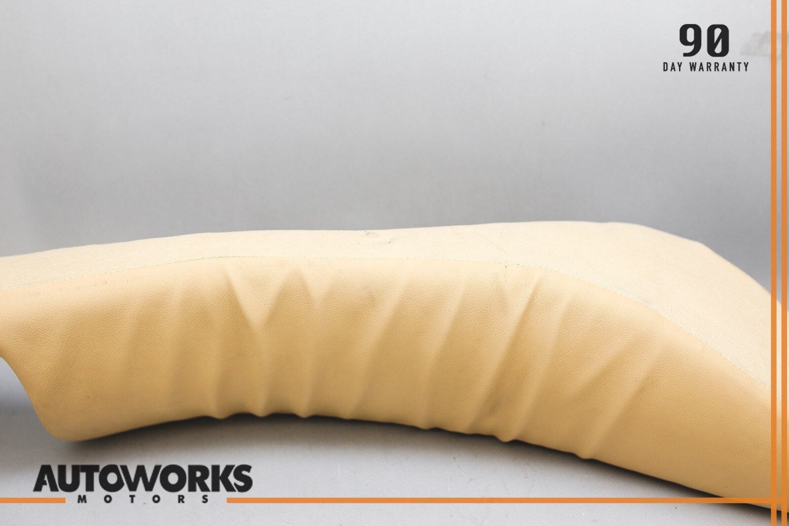 03-08 Maserati Quattroporte M139 Rear Right Seat Bolster Cushion Trim Beige OEM