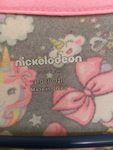 Nickelodeon Jojo Siwa Black Pink Unicorn Puppy Dress Girls Size L/G (10-12) 0097 - Picture 3 of 3