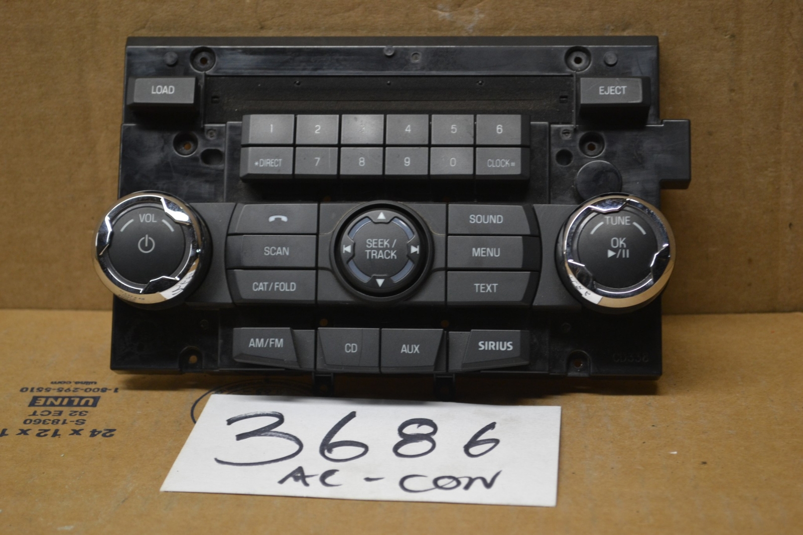 10 11 12 Ford Fusion Used Audio and Media Control #3686-AC
