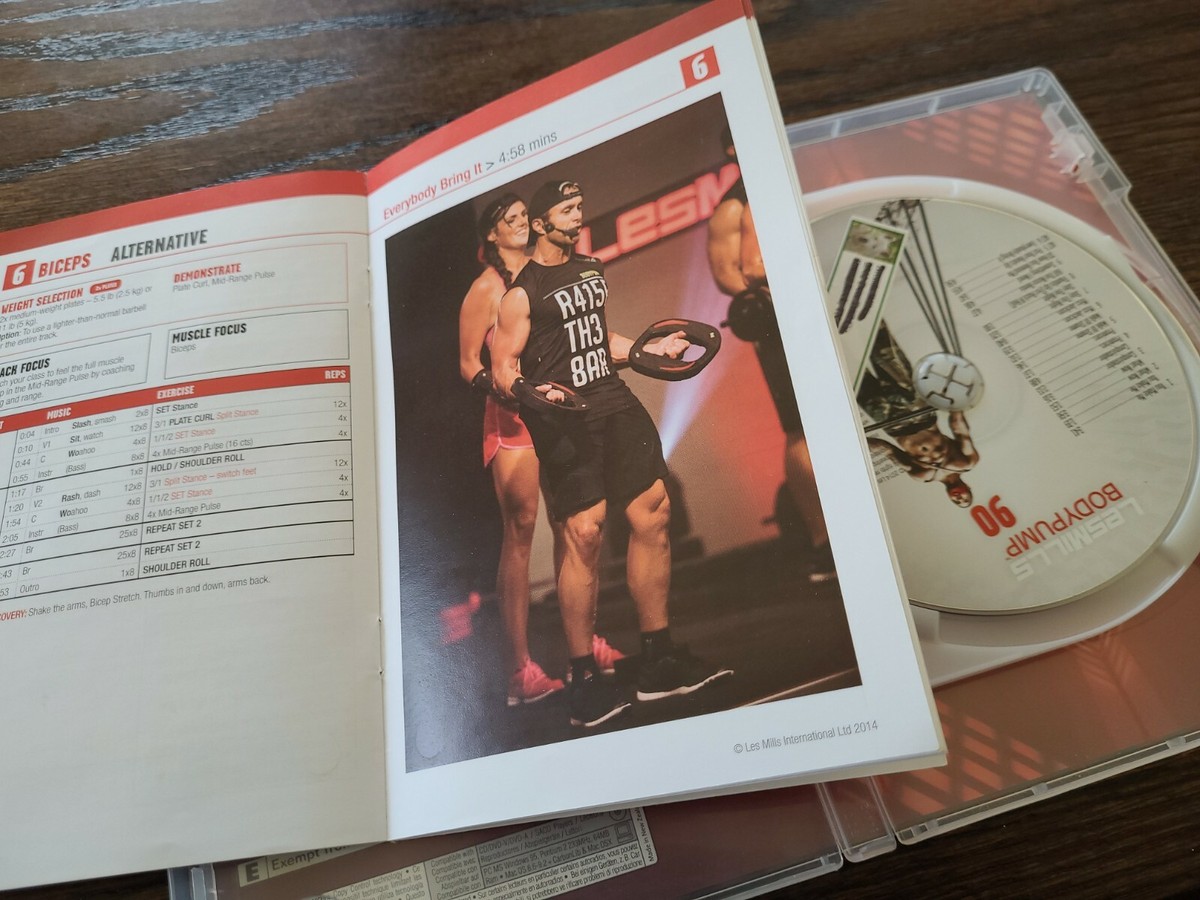 Les Mills BODYPUMP Release 90 Set w/ DVD, Music CD & Choreography