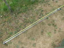 6.5 ft. GLASS PROCESS PIPE 2" Pyrex Double Tough Beaded DAIRY MILKING PIPELINE