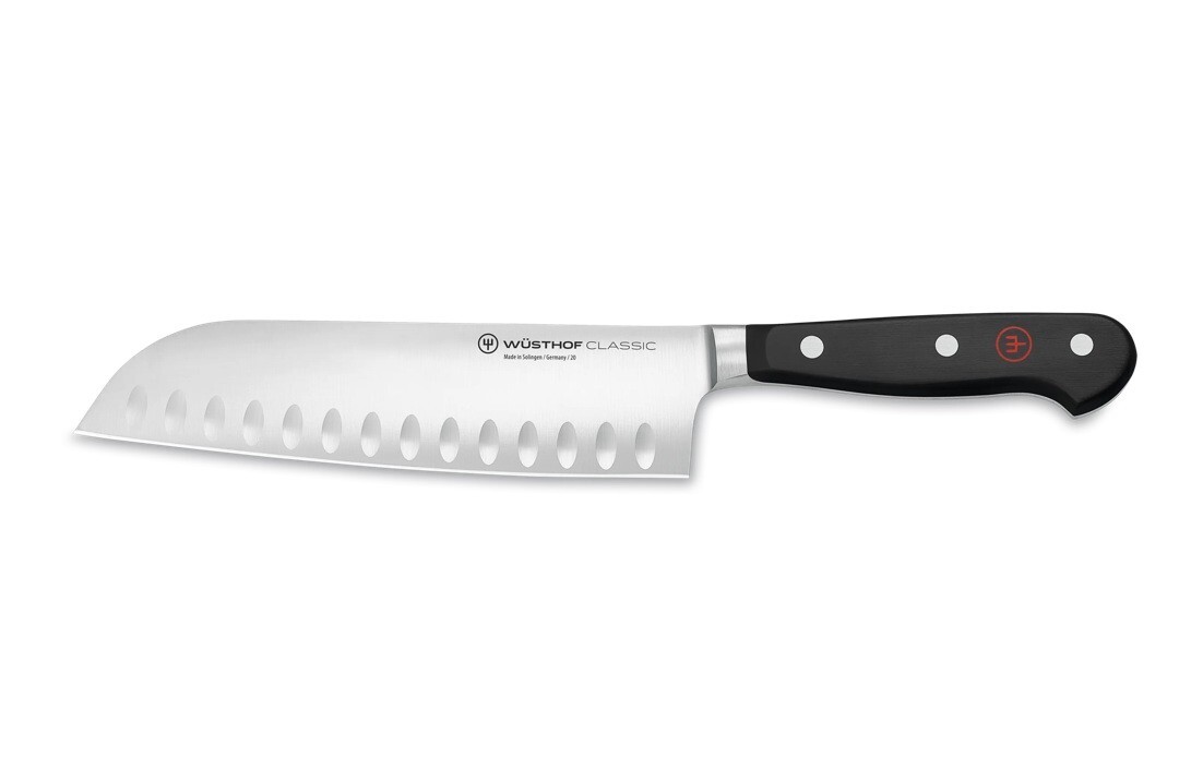 Coltello per verdure cucina vegetarian Santoku Wusthof Classic 17cm