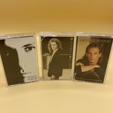 Michael Bolton 3 Cassette Lot - Soul Provider Greatest Hits - Time Love Tenderne