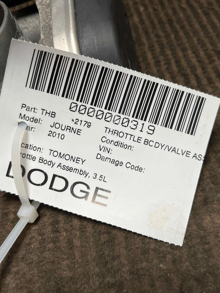 Fits 2009-2010 Dodge Journey 3.5L Throttle Body/Valve Assembly OEM:04861691AA Foto 4 de 4
