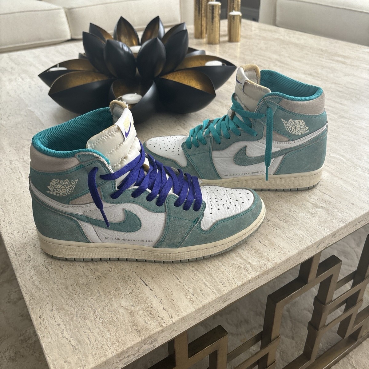 Size 10 - Jordan 1 Retro OG High Turbo Green 887229655934| eBay