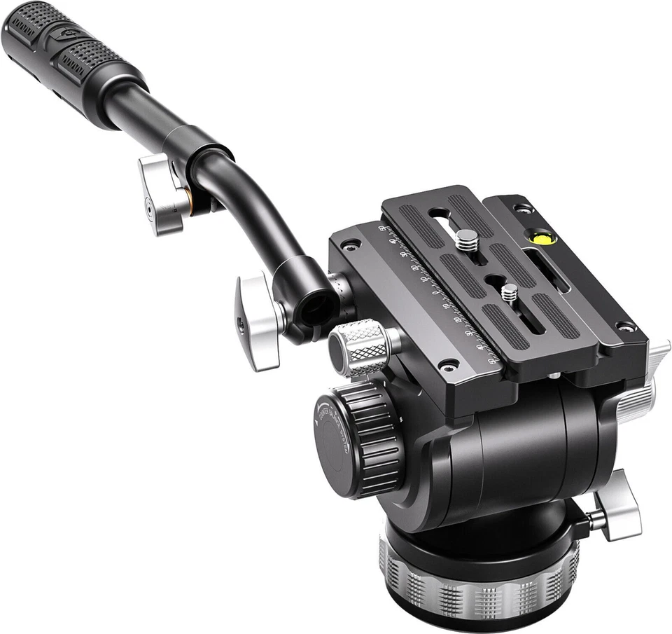 Leofoto BV-20K (Knob Clamp) Pro Fluid Video Head with Arca Plate - Image 2 of 4