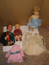 Vintage 60s/70s Mattel Dr. Dolittle,Campbells Doll,Wonder Horse Coaster Toy Box