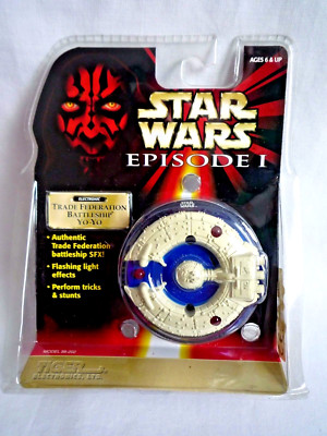 STAR WARS EPISODE 1 ELECTRONIC TRADE FEDERATION BATTLESHIP YO YO SEALED / TIGER 
