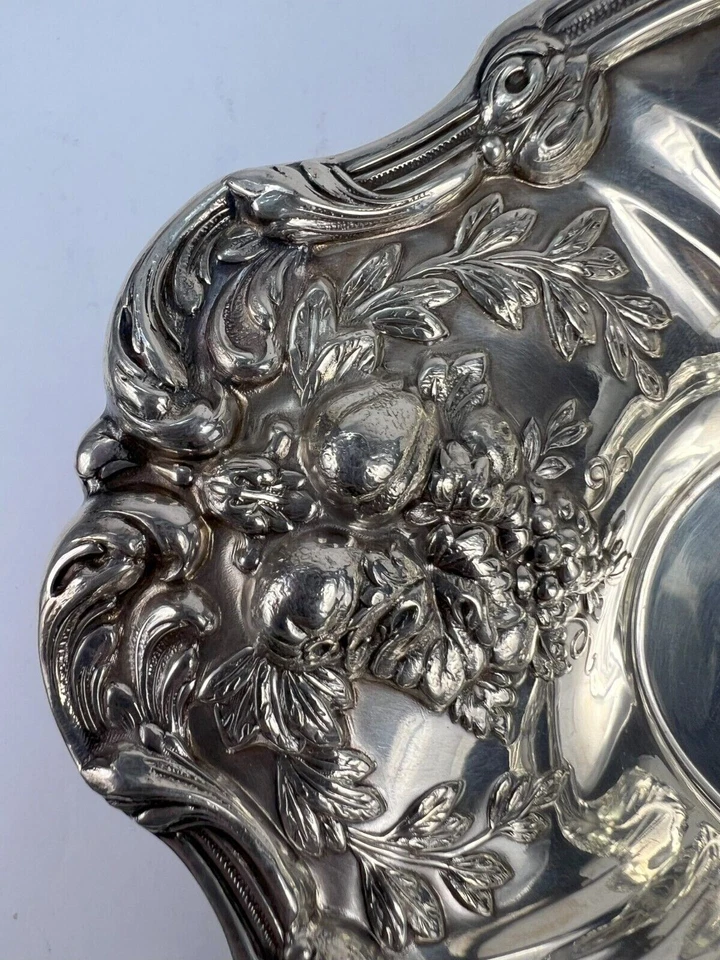 Bandeja ovalada vintage de plata esterlina Reed & Barton Francis I #568 - 11,75" Foto 3 de 4