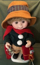 SANTA'S BEST UNDERCOVER KIDS CHRISTMAS ANIMATED FIGURE STEPHAN SCARF PRESENT 21"