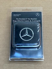 Mercedes-Benz Genuine 2" Tow Hitch Receiver Plug Cover & Lanyard NEW G ML GL