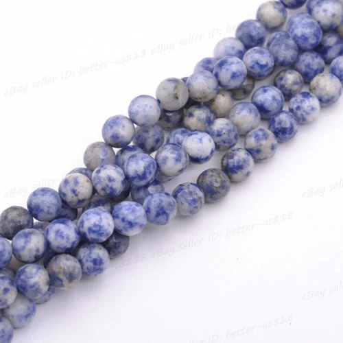 Wholesale Natural Gemstone FACETED Round Spacer Loose Beads 4MM 6MM 8MM 10MM - Picture 100 of 135