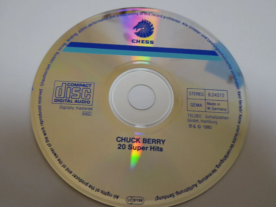 CHUCK BERRY : 20 Super Hits  > EX (CD) - Bild 2 von 3