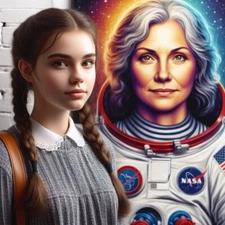 "SOMEDAY" is a 16' x 16" original, gallery wrapped image on canvas w/COA