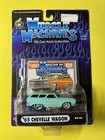 <!--F#f_0-->Muscle Machines Aqua '65 Chevelle Wagon Blown Engine 02-49 Die Cast 1:64 Scale<!--F/-->