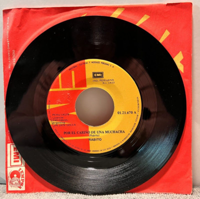 B90 Rabito: Amando Sinceramente/Por El Cariño De Una Muchacha, 1975 EMI Latin 45