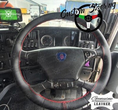 Housse Volant Cuir Pour Scania R500 2004-2015 - Installation Facile, Nombreuses Couleurs - Neuve