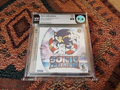 Sonic Adventure 1 Sega Dreamcast WATA Graded 9.6 NFR 2 Disc MINT NEW UNTOUCHED! 