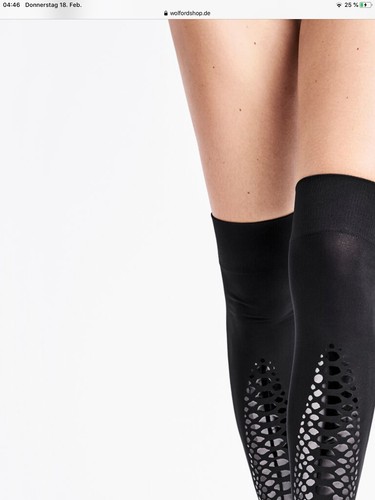Calzedonia Strumpfhose NP10€ NEU S/M schwarz FASHION TIGHTS Strumpfhose Blumen - Bild 12 von 12