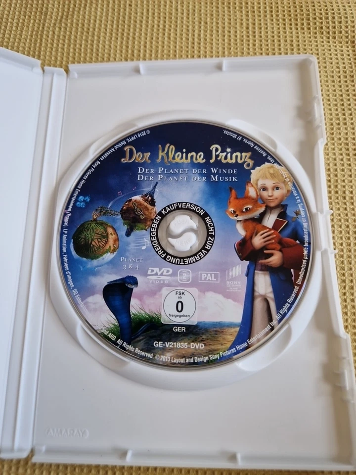 Der Kleine Prinz DVD Der Planet der Zeit und Der Planett des Feuervogles - Bild 3 von 3