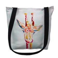Betsy Drake Giraffe Medium Tote Bag 16x16