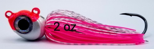 6pkg, Fluke Jig, Swing Tail Jig, Silicone Jig, Bucktail Jig, 3/8, 1, 2oz Striper - Picture 10 of 18